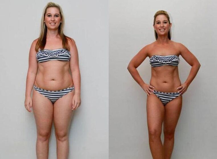 преди и след на любима диета