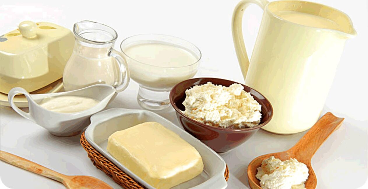 млечни продукти за подагра