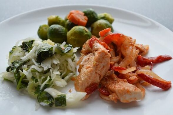 пиле със зеленчуци за мързелива диета
